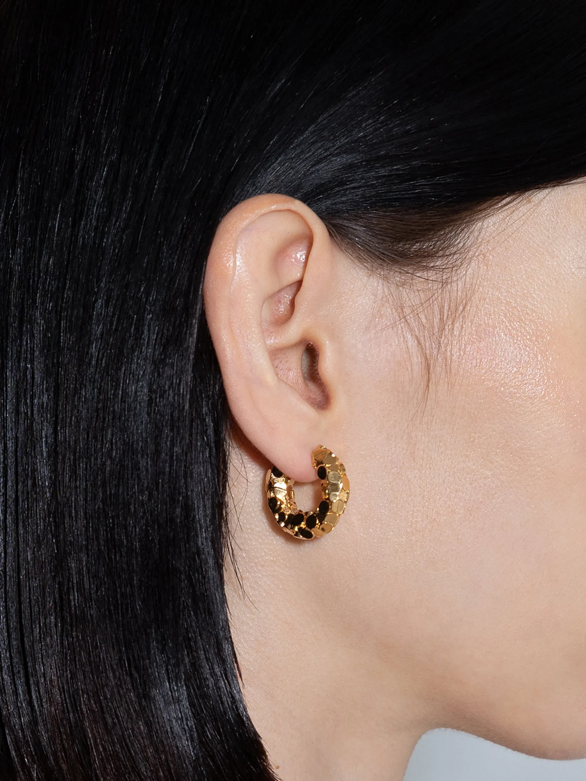 Sale Aeyde Cooper Medium 18kt Gold-Plated Hoop Earrings 18k Gold Plated