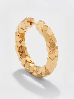 New Aeyde Cruz 18kt Gold-Plated Hoop Earrings 18k Gold Plated