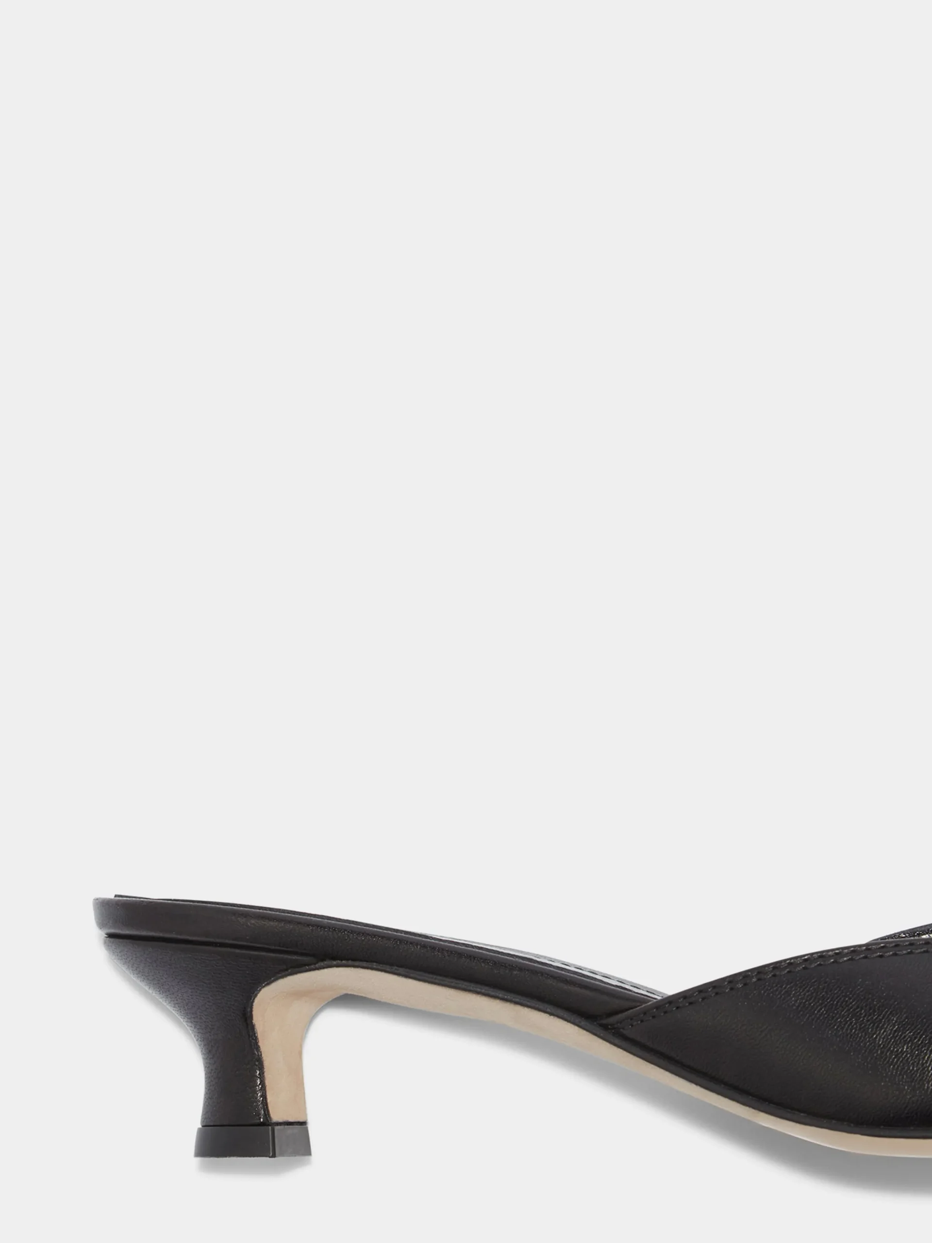 Outlet Aeyde Danielle Leather Mules Black Nappa