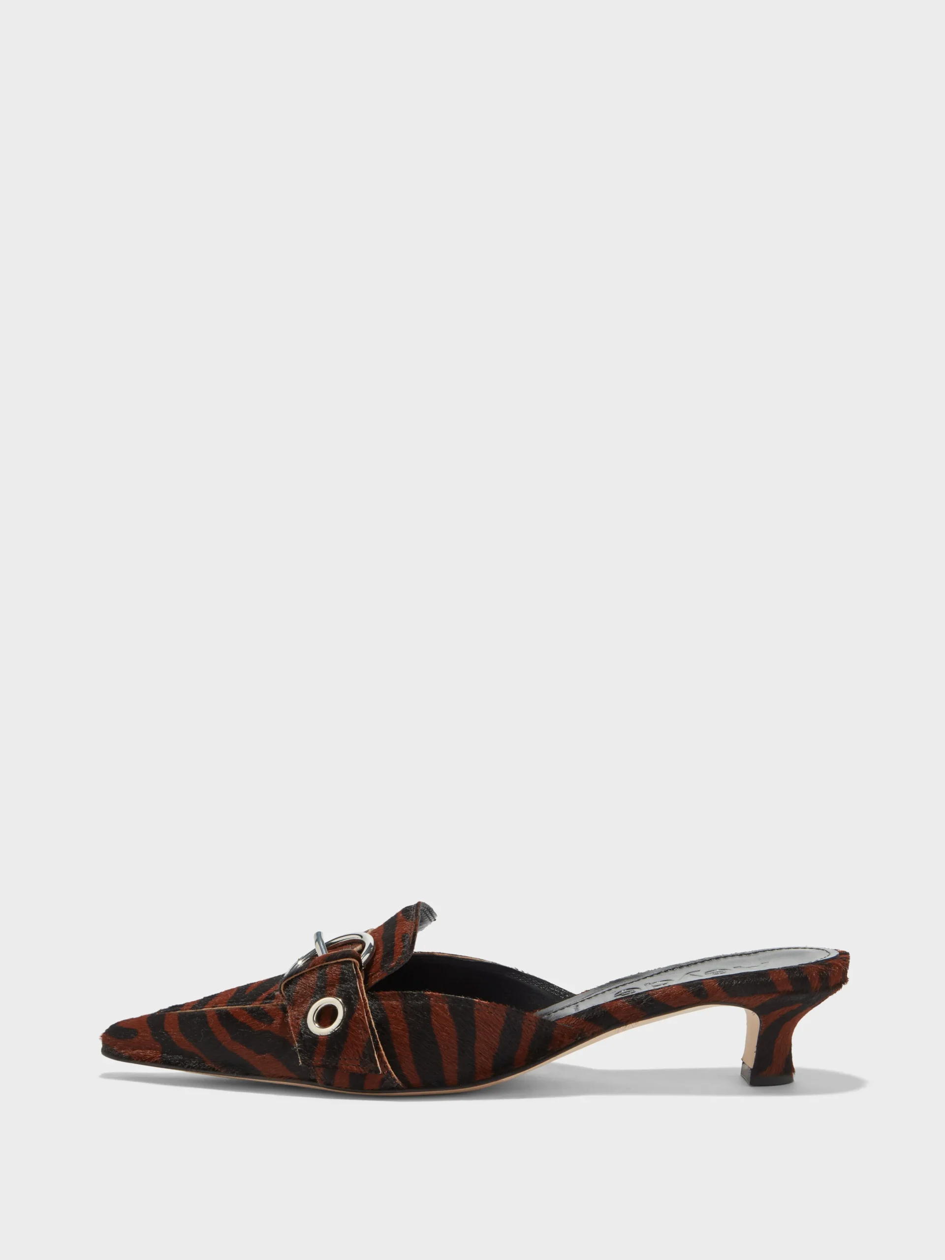 Outlet Aeyde Danielle Ponyhair Mules Moka Ponyhair