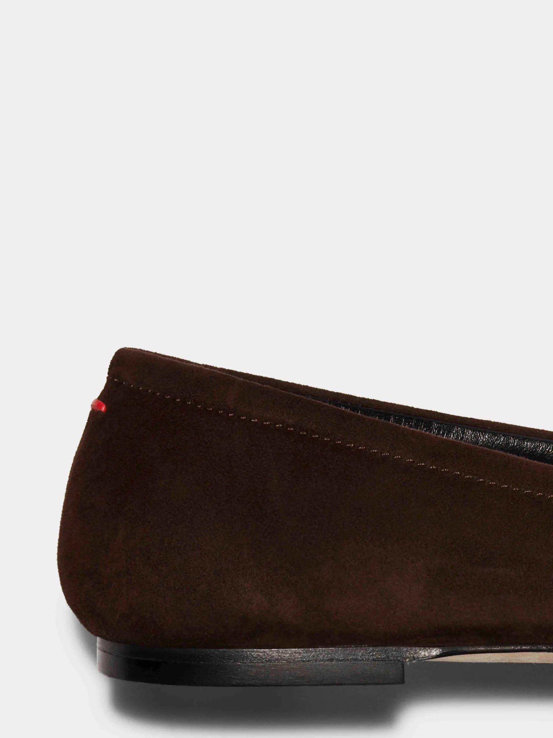 Fashion Aeyde Delfina Suede Ballet Flats Moka Suede