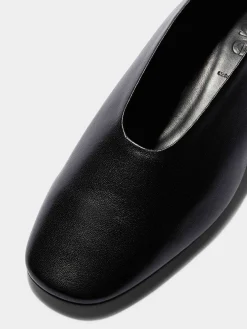 Clearance Aeyde Delia Leather Ballet Flats Black Nappa