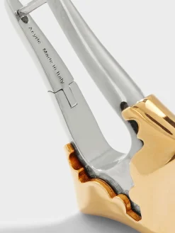 Best Aeyde Delilah Palladium and 18kt Gold-Plated Earrings Palladium/18kt Gold Plated Brass