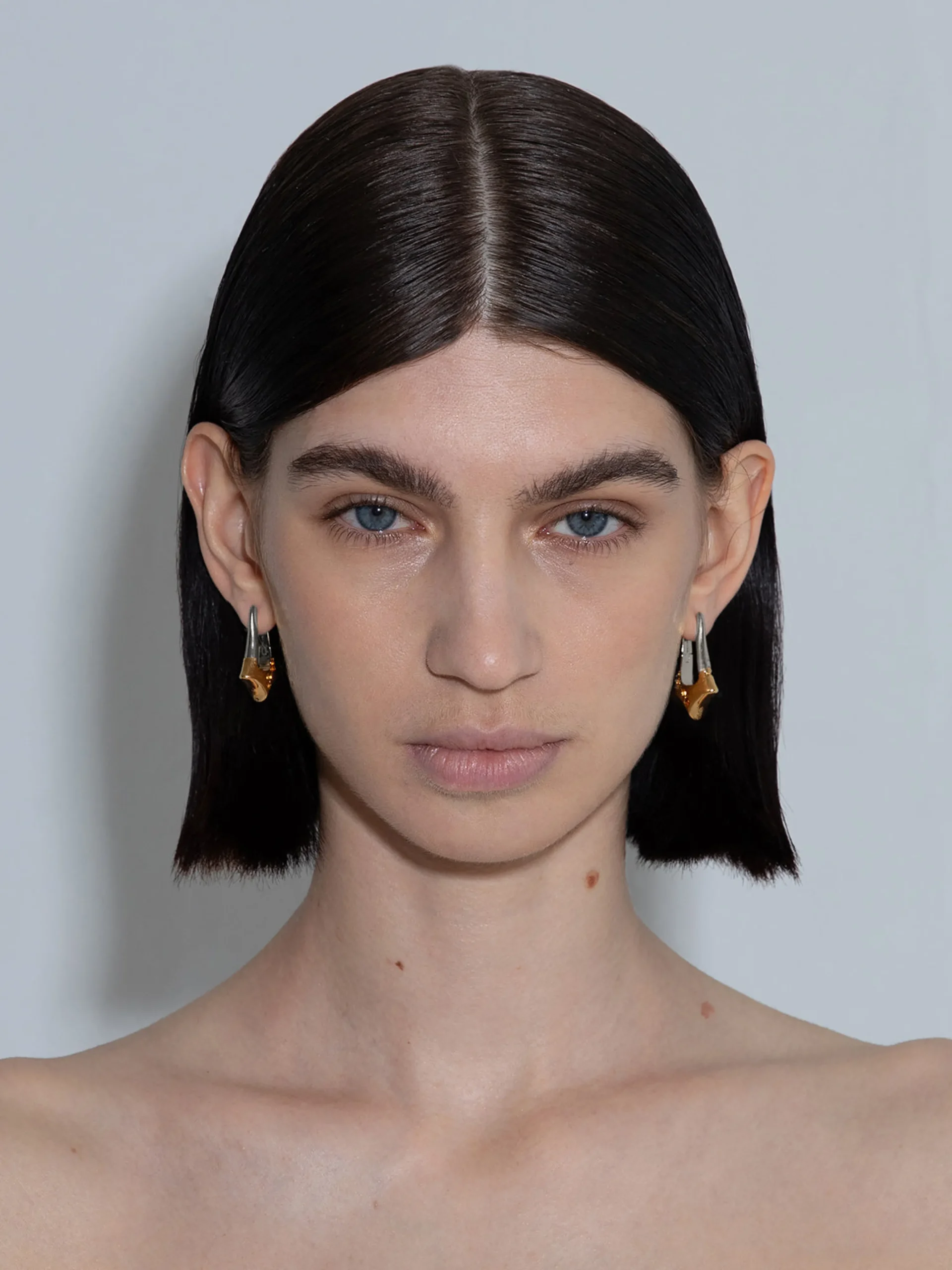 Best Aeyde Delilah Palladium and 18kt Gold-Plated Earrings Palladium/18kt Gold Plated Brass