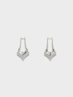 Best Aeyde Delilah Palladium-Plated Earrings Palladium Plated