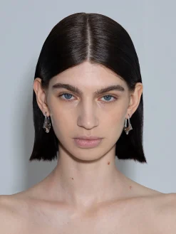 Best Aeyde Delilah Palladium-Plated Earrings Palladium Plated