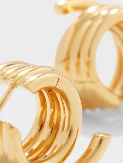 Outlet Aeyde Dillon 18kt Gold-Plated Hoop Earrings 18k Gold Plated