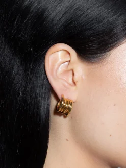 Outlet Aeyde Dillon 18kt Gold-Plated Hoop Earrings 18k Gold Plated