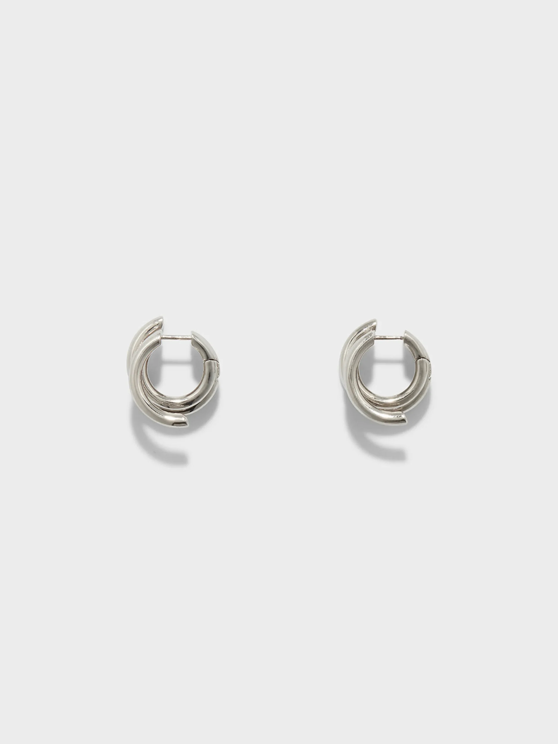 Hot Aeyde Dillon Palladium-Plated Hoop Earrings Palladium Plated