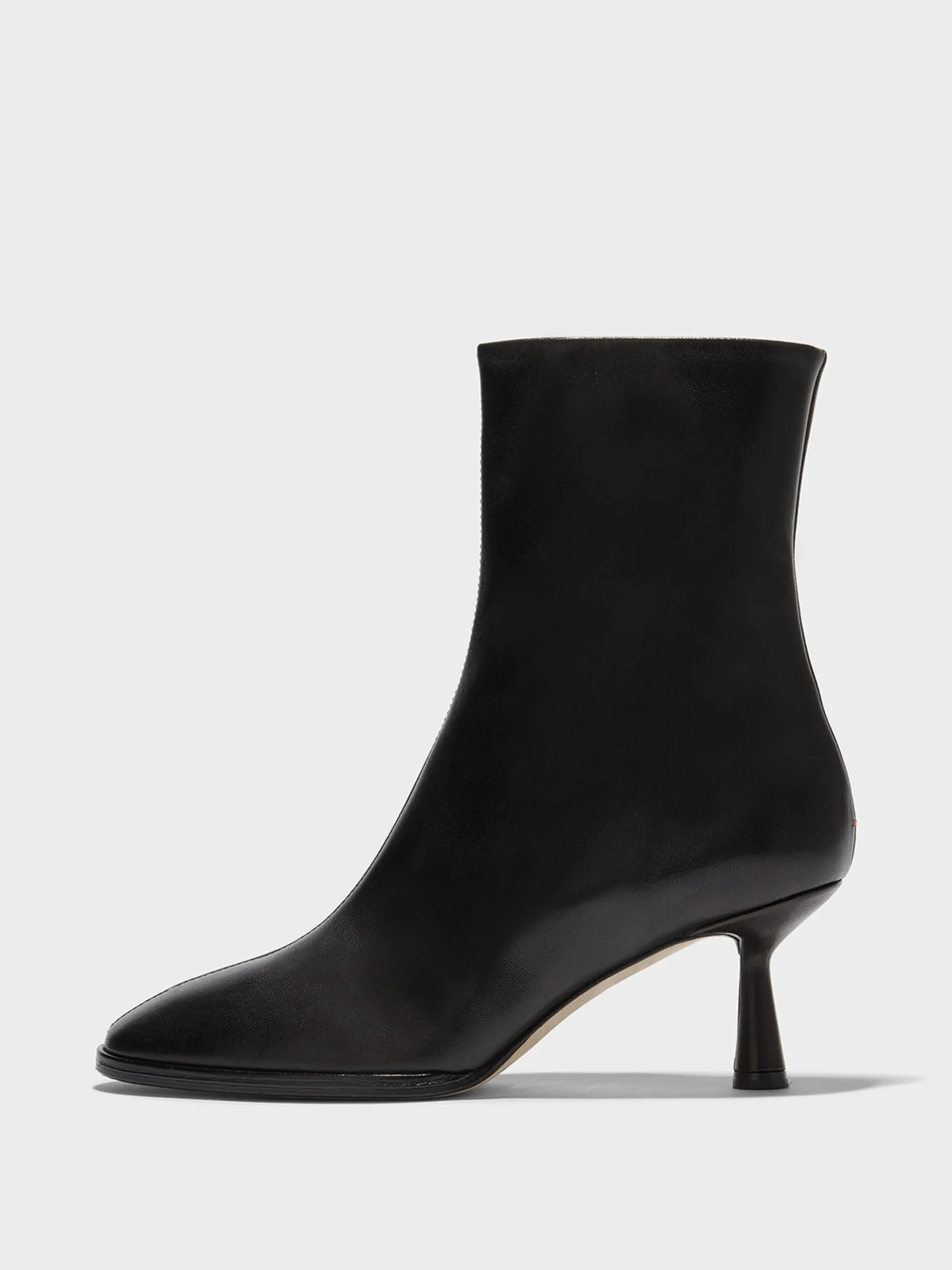 Clearance Aeyde Dorothy Leather Ankle Boots Black Nappa