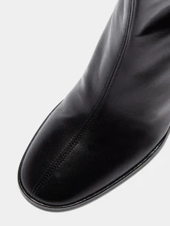 Clearance Aeyde Dorothy Leather Ankle Boots Black Nappa