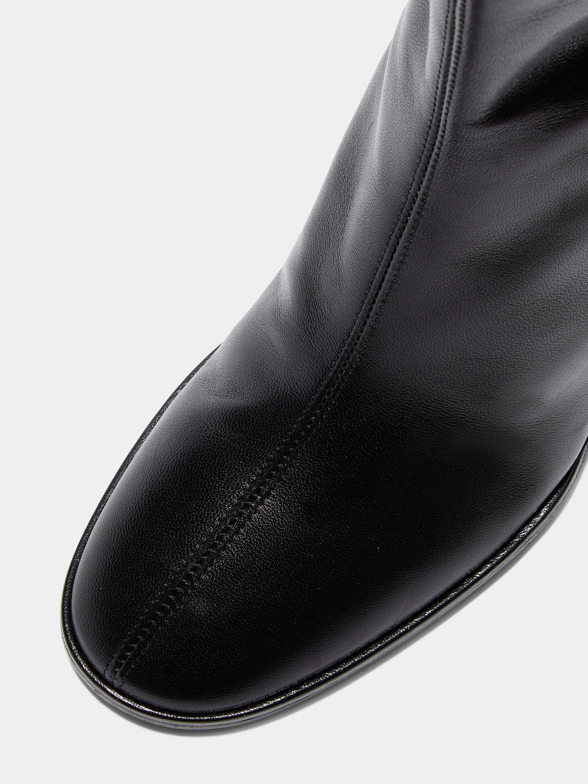 Clearance Aeyde Dorothy Leather Ankle Boots Black Nappa