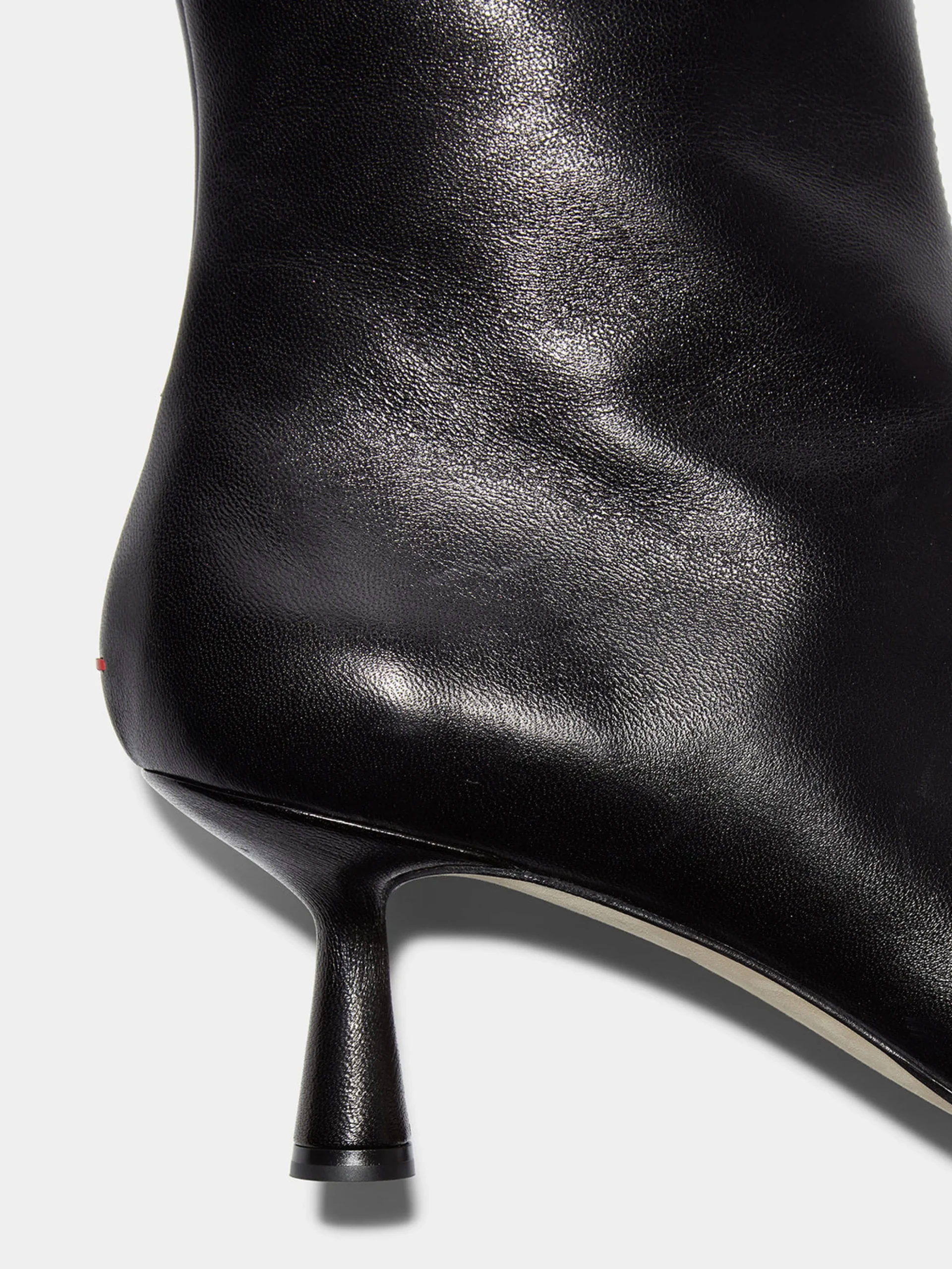 Clearance Aeyde Dorothy Leather Ankle Boots Black Nappa