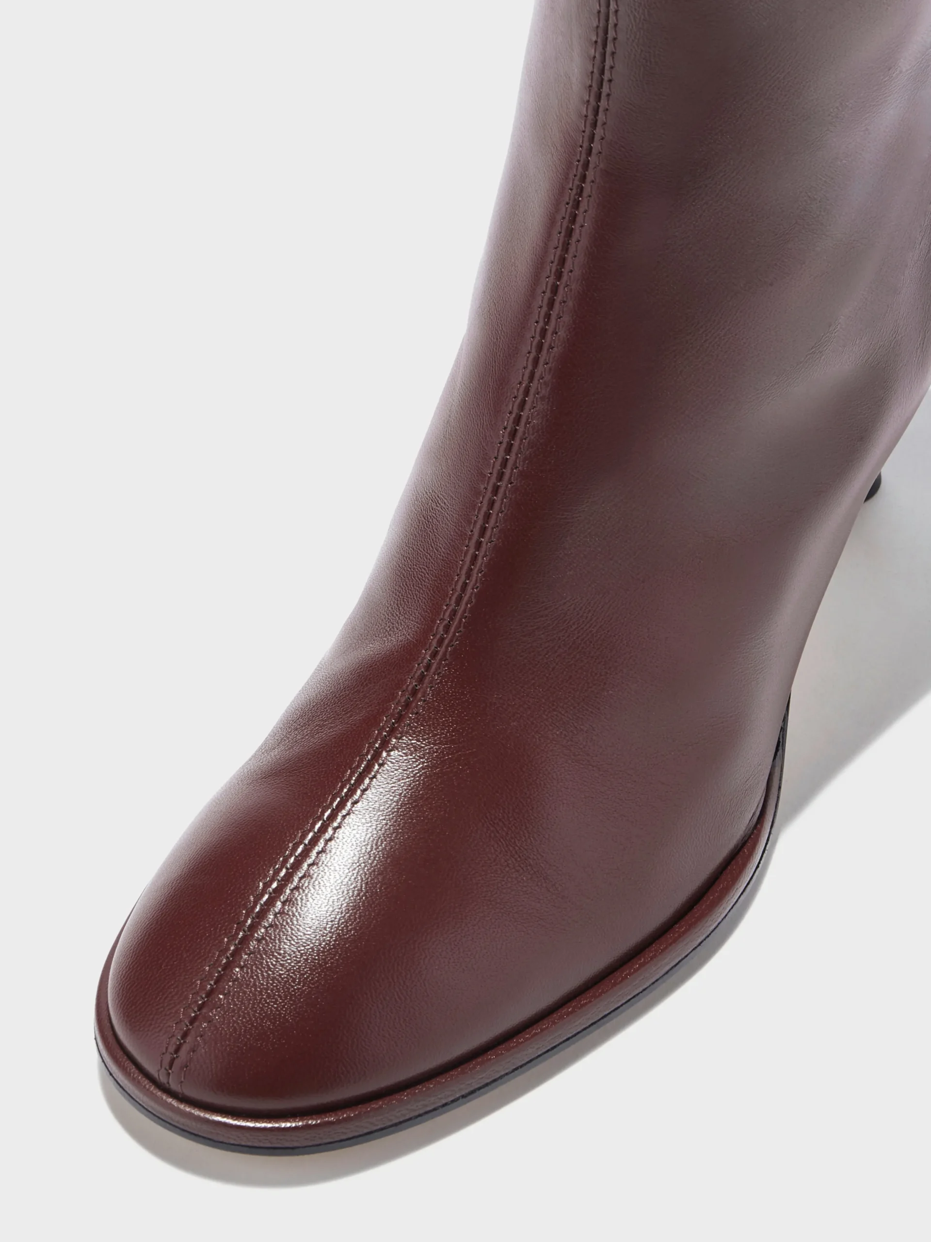 Hot Aeyde Dorothy Leather Ankle Boots Port Nappa