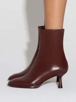 Hot Aeyde Dorothy Leather Ankle Boots Port Nappa