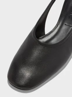 Clearance Aeyde Dua Leather Slingback Black Nappa