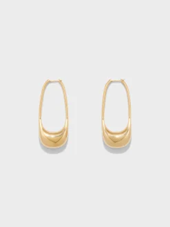 Clearance Aeyde Eleanora 18kt Gold-Plated Hoop Earrings 18k Gold Plated