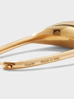 Clearance Aeyde Eleanora 18kt Gold-Plated Hoop Earrings 18k Gold Plated