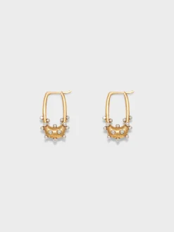Hot Aeyde Elijah 18kt Gold and Palladium-Plated Hoop Earrings 18k Gold/Palladium Plated