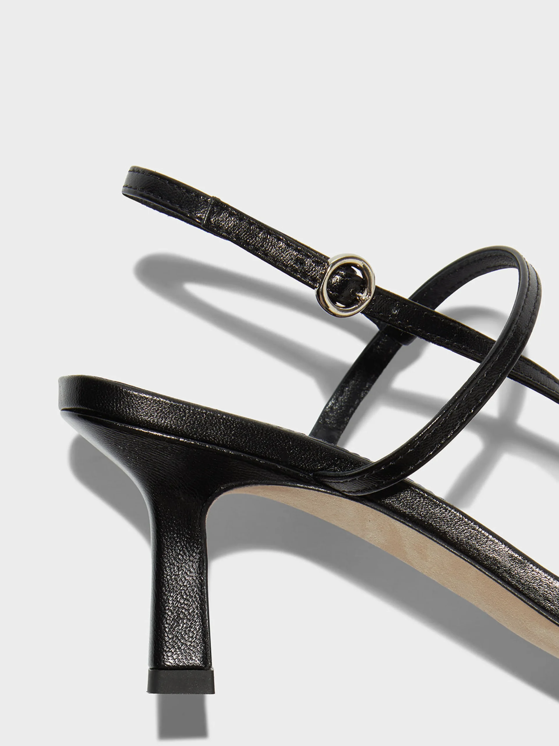 Fashion Aeyde Elise Leather Toe-Post Sandals Black Nappa