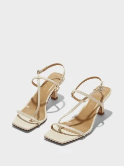 Sale Aeyde Elise Leather Toe-Post Sandals Creamy Nappa
