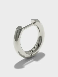 Hot Aeyde Elliot Palladium-Plated Hoop Earrings Palladium Plated