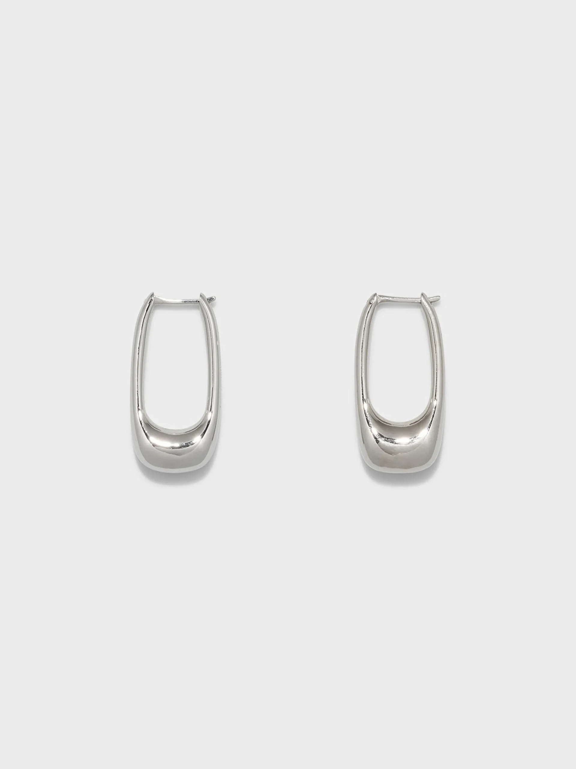 Sale Aeyde Ellis Palladium-Plated Hoop Earrings Palladium Plated