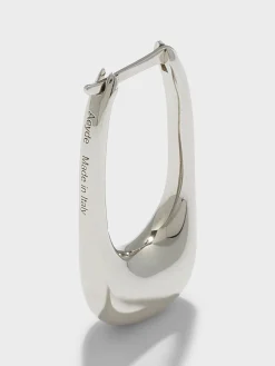 Sale Aeyde Ellis Palladium-Plated Hoop Earrings Palladium Plated