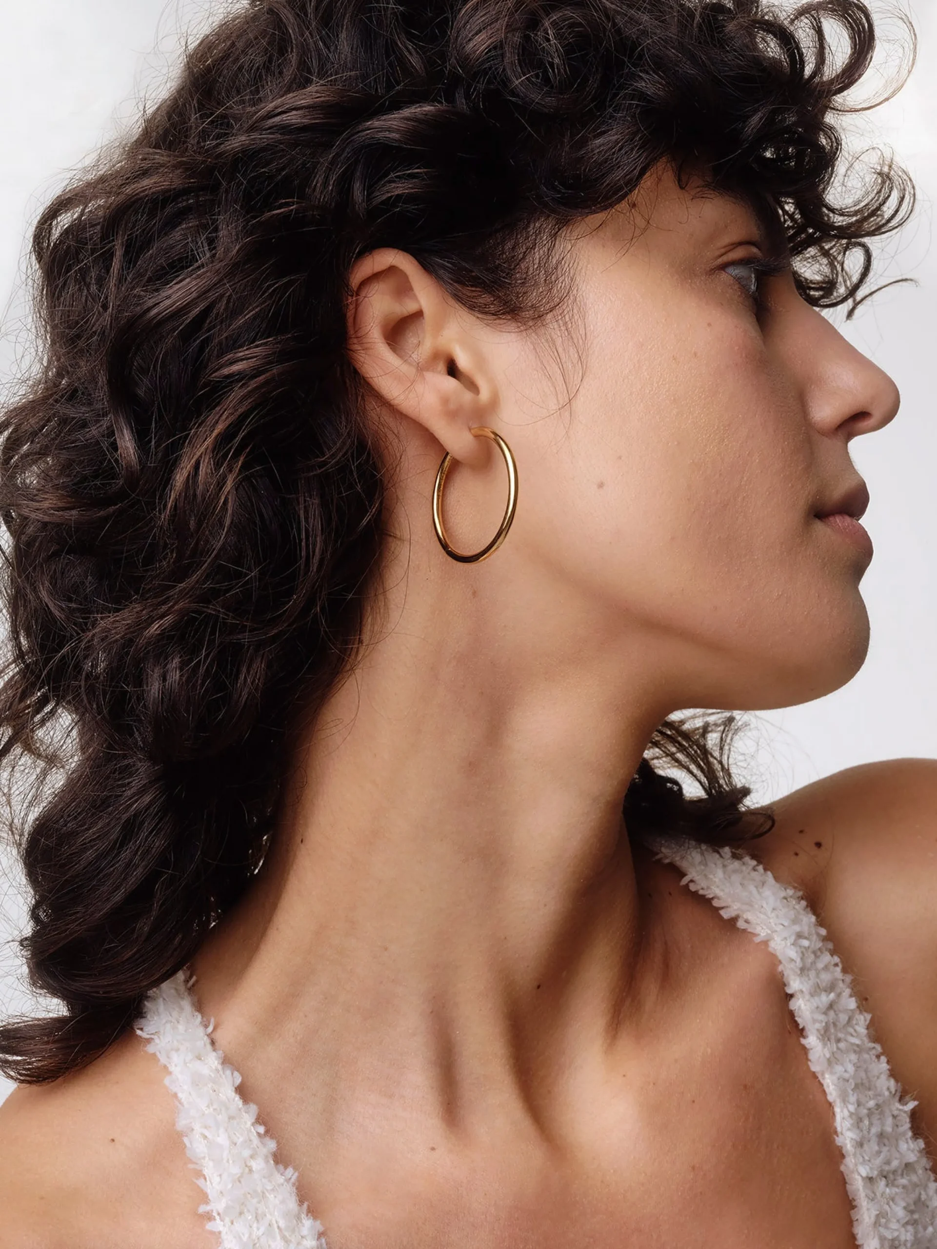 Best Aeyde Elona Large 18kt Gold-Plated Hoop Earrings 18k Gold Plated