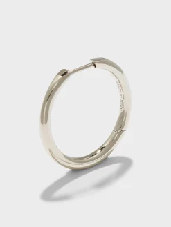 Best Aeyde Elona Large Palladium-Plated Hoop Earrings Palladium Plated