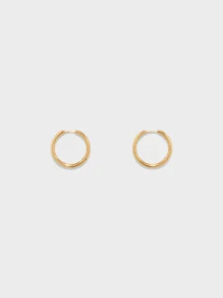 Best Aeyde Elona Medium 18kt Gold-Plated Hoop Earrings 18k Gold Plated