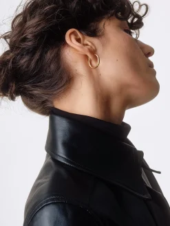 Best Aeyde Elona Medium 18kt Gold-Plated Hoop Earrings 18k Gold Plated