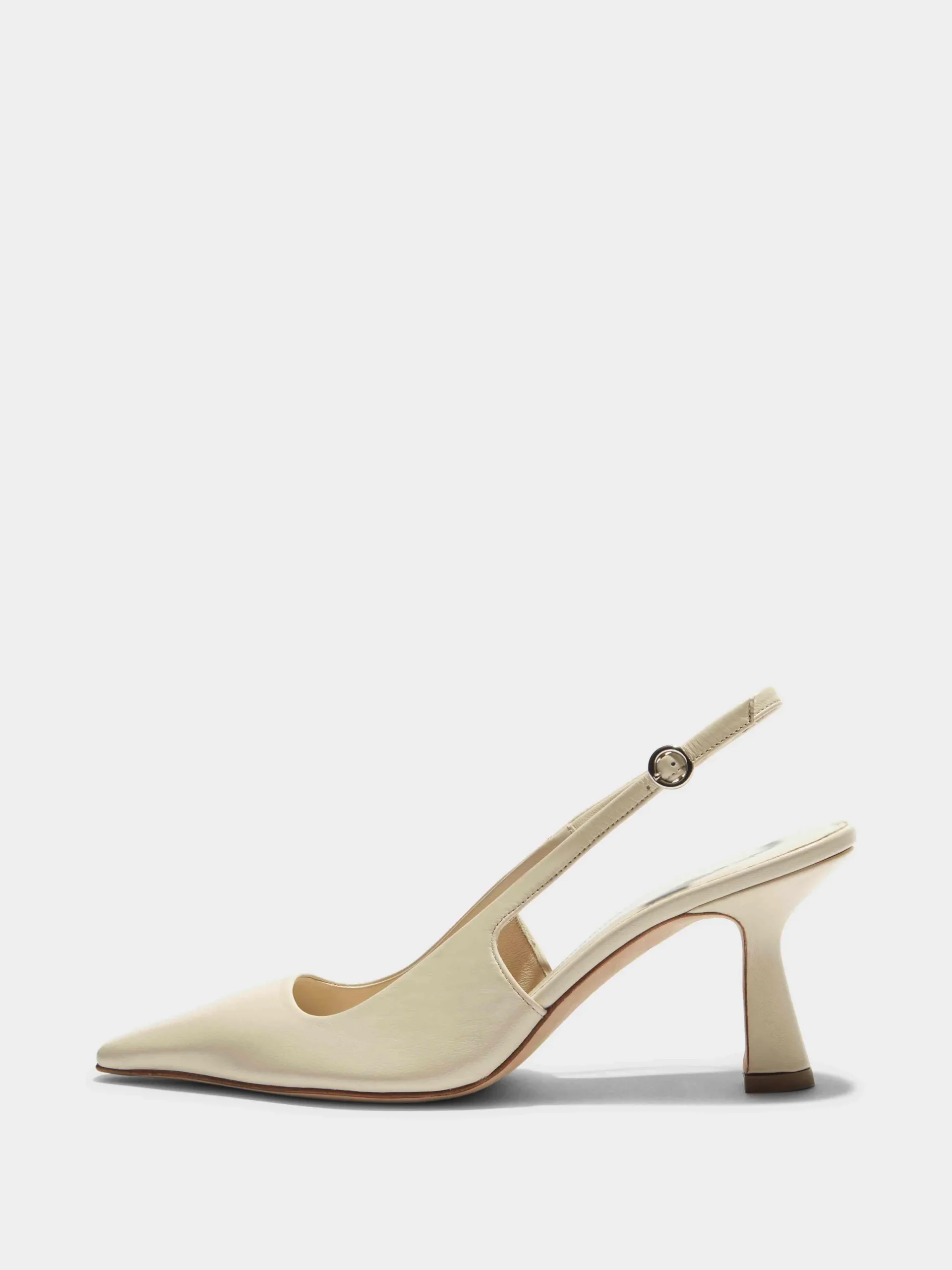 Best Aeyde Fernanda Leather Slingback Pumps Creamy Nappa
