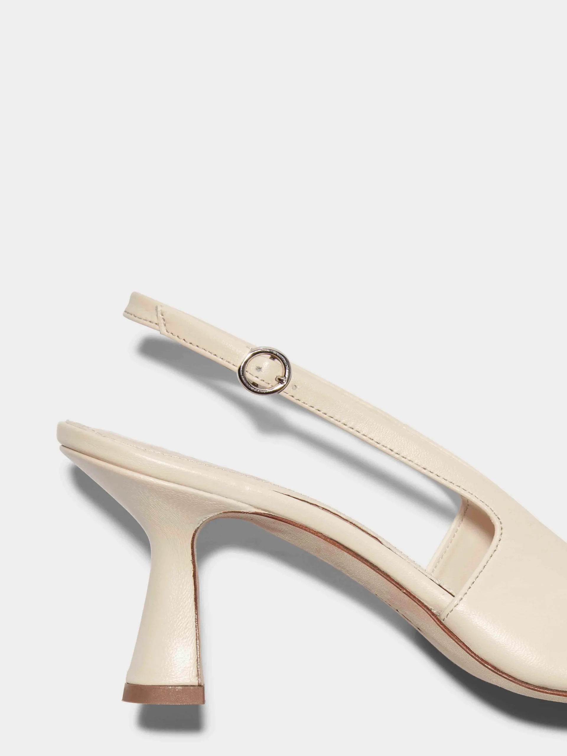 Best Aeyde Fernanda Leather Slingback Pumps Creamy Nappa