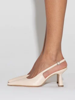 Best Aeyde Fernanda Leather Slingback Pumps Creamy Nappa
