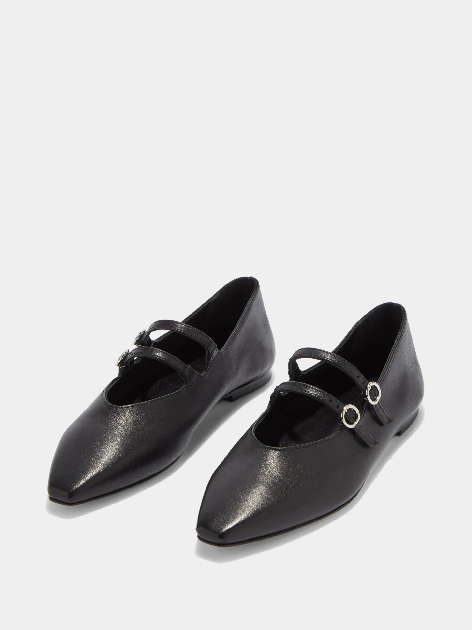 Best Aeyde Franny Leather Flats Black Nappa