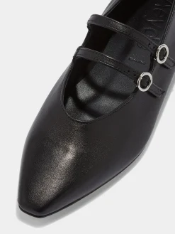 Best Aeyde Franny Leather Flats Black Nappa