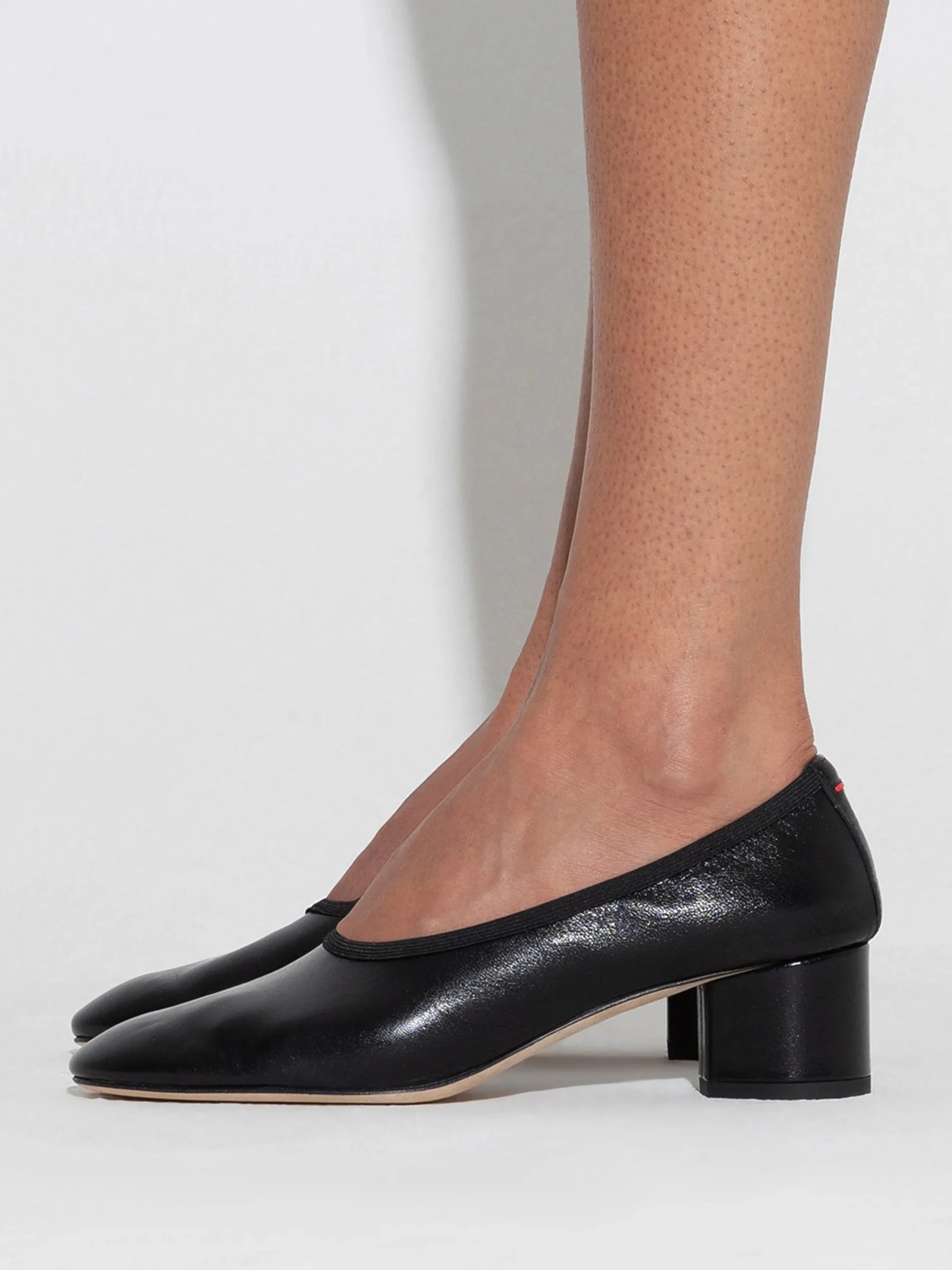 Outlet Aeyde Gemma Leather Ballet Pumps Black Nappa