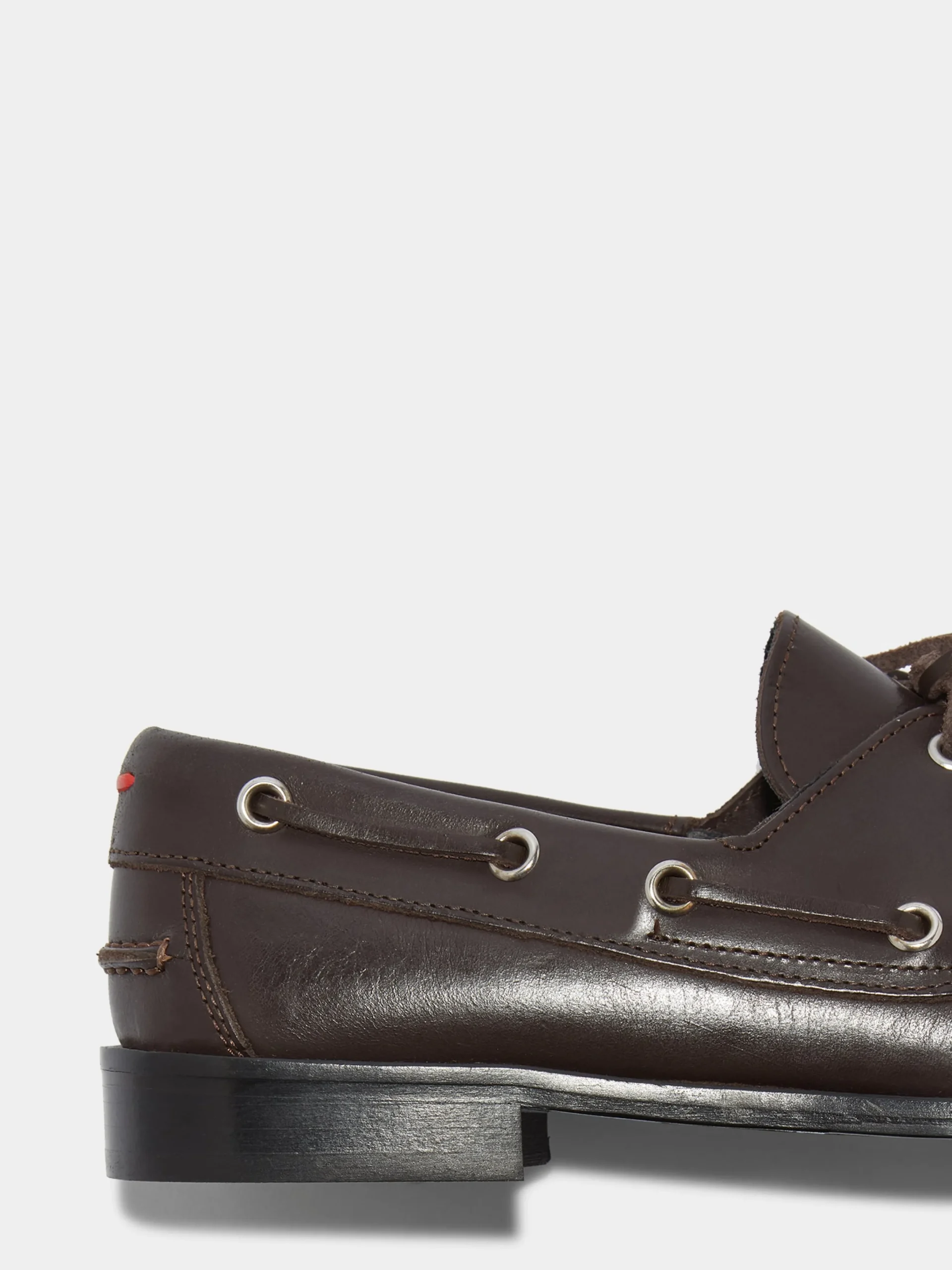 Hot Aeyde Harris Leather Moccasin Flats Moka Calf