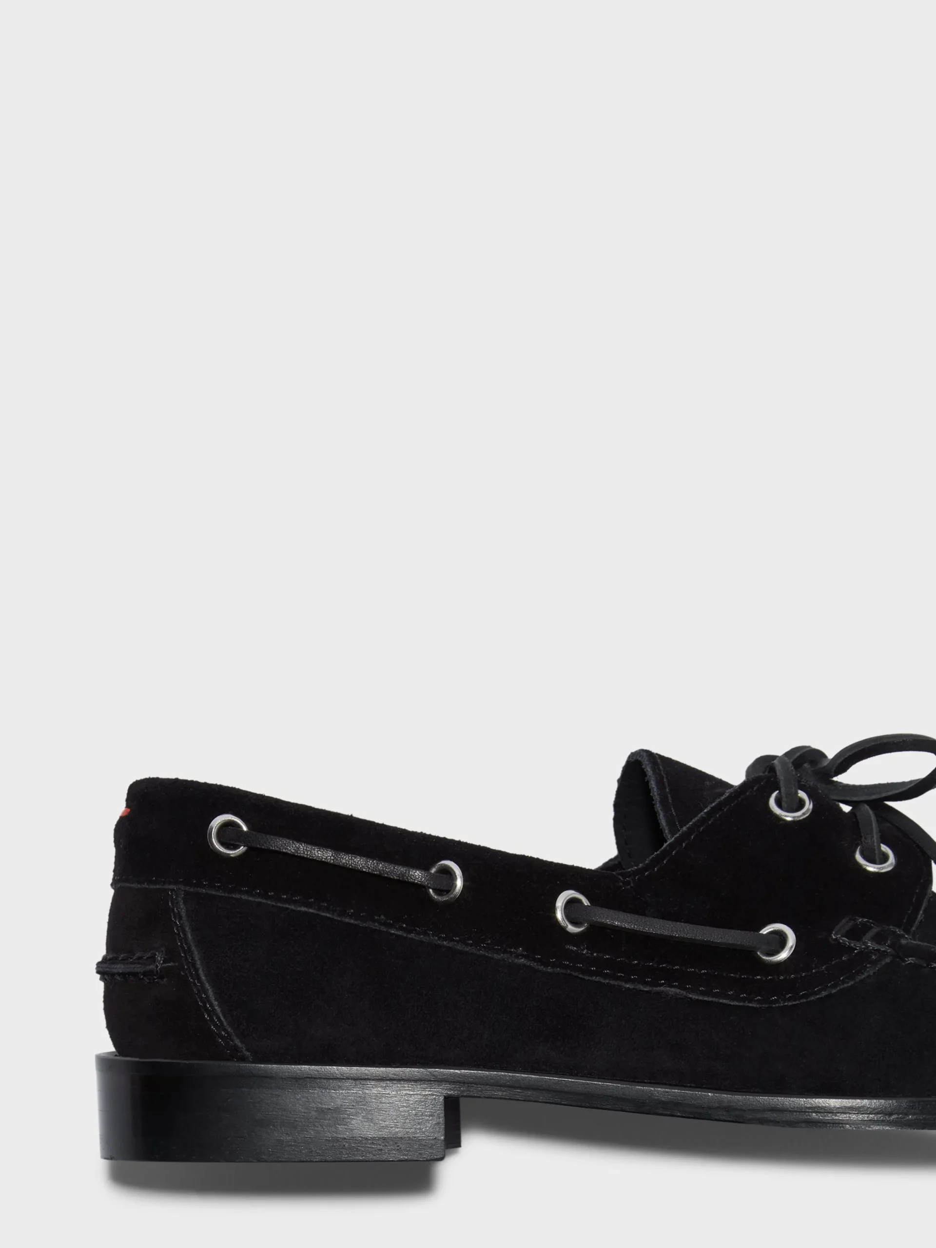 Outlet Aeyde Harris Suede Mocassin Flats Black Suede