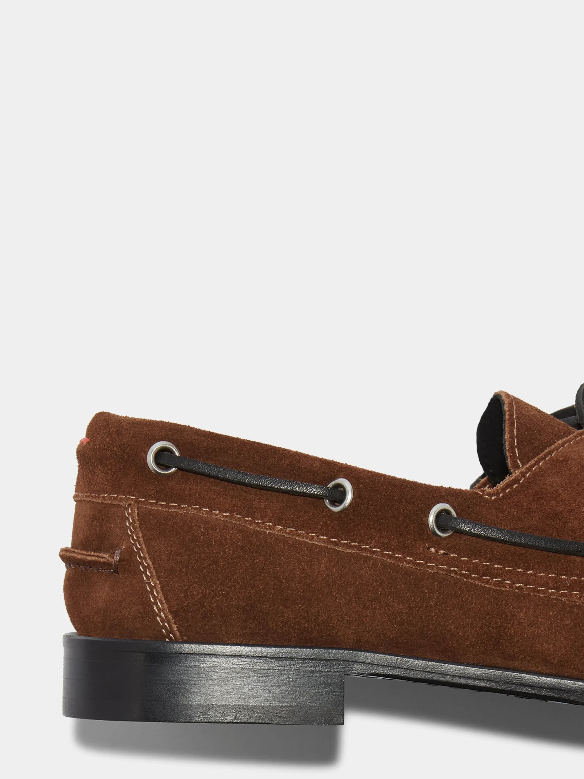 Clearance Aeyde Harris Suede Mocassin Flats Brown Suede