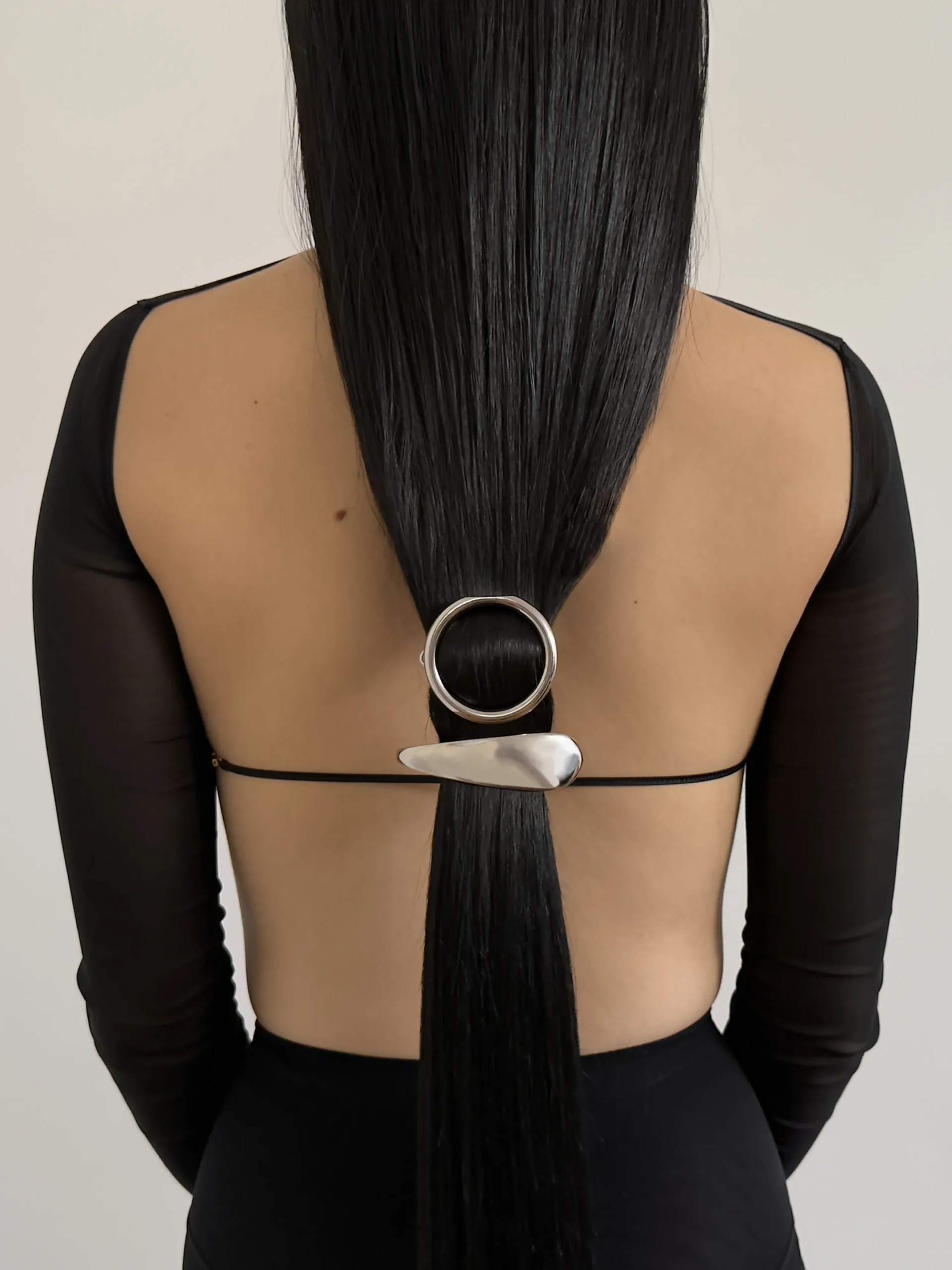 Fashion Aeyde Hera Palladium-Plated Hair Clip Palladium Plated