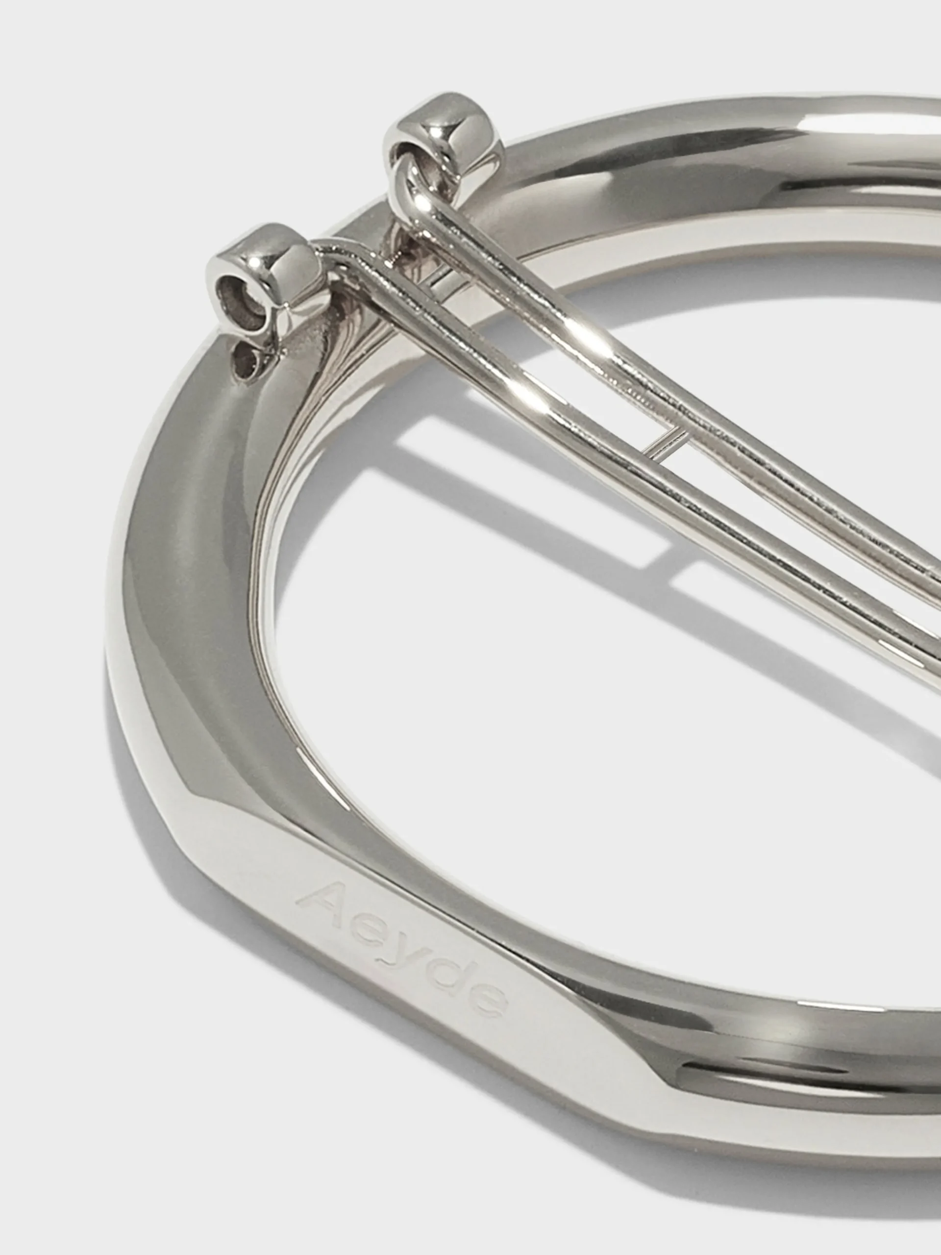 Clearance Aeyde Honor Palladium-Plated Hair Clip Palladium Plated