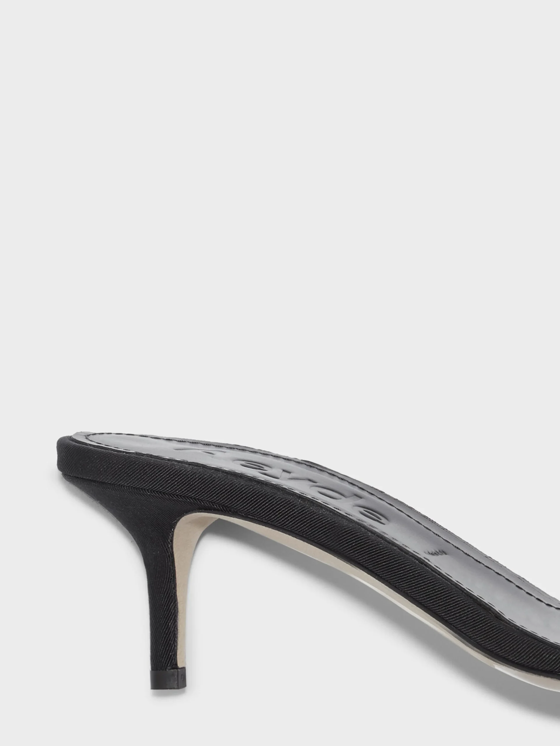 Online Aeyde Ilvy Eyelet Grosgrain Mules Grosgrain Black