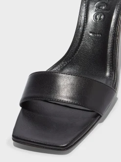Fashion Aeyde Ilvy Leather Mules Black Nappa