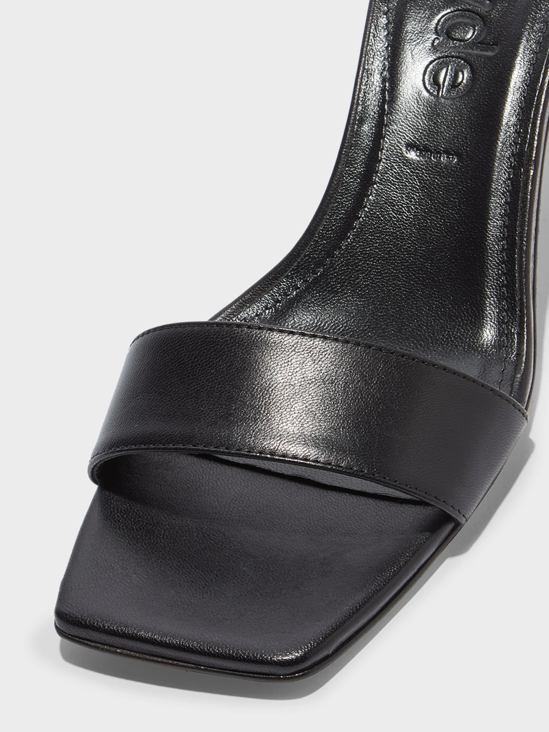 Fashion Aeyde Ilvy Leather Mules Black Nappa
