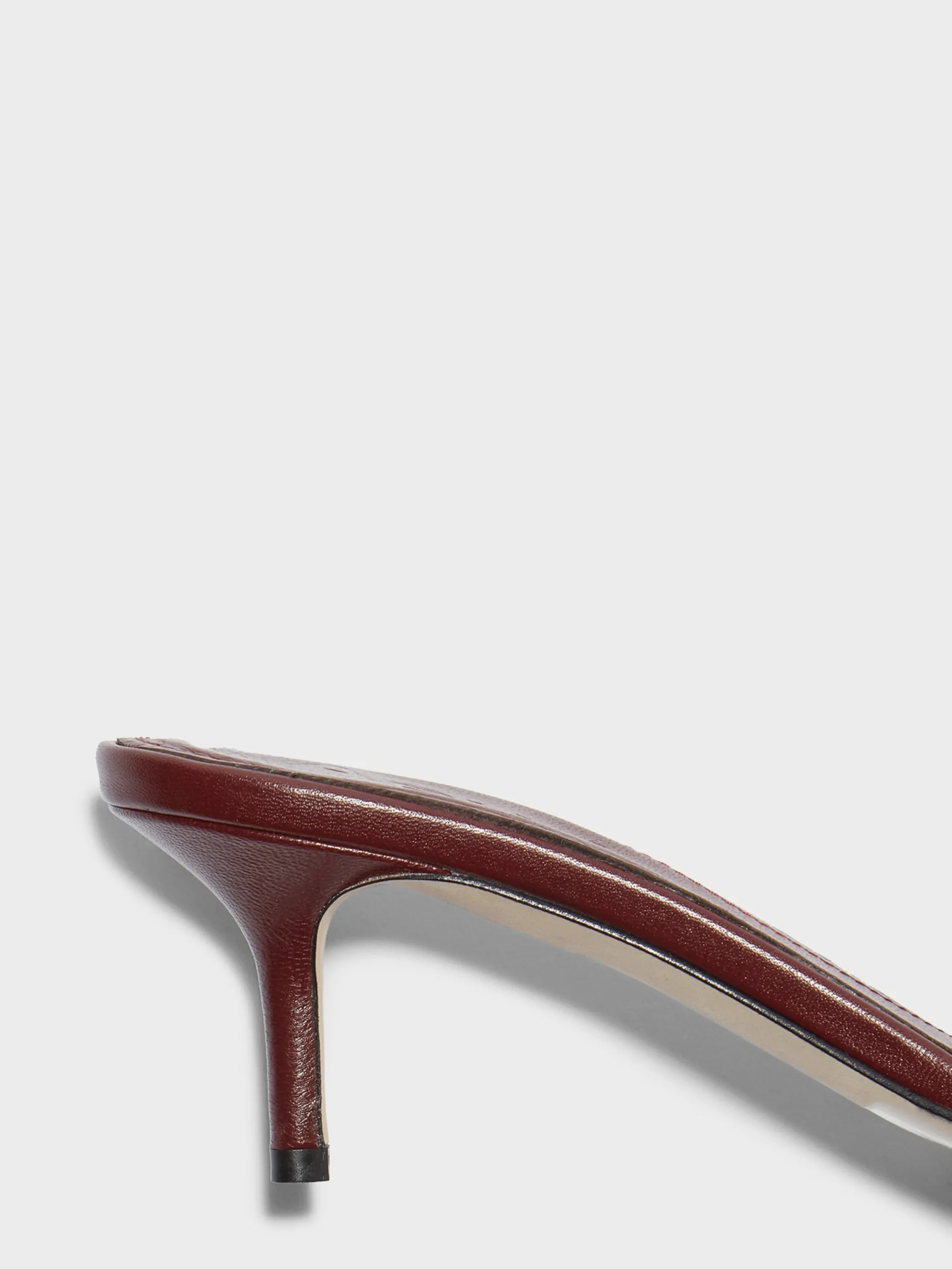 Sale Aeyde Ilvy Leather Mules Port Nappa