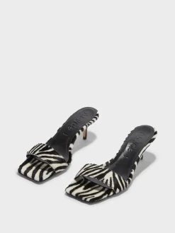 Discount Aeyde Ilvy Ponyhair Mules Creamy Ponyhair