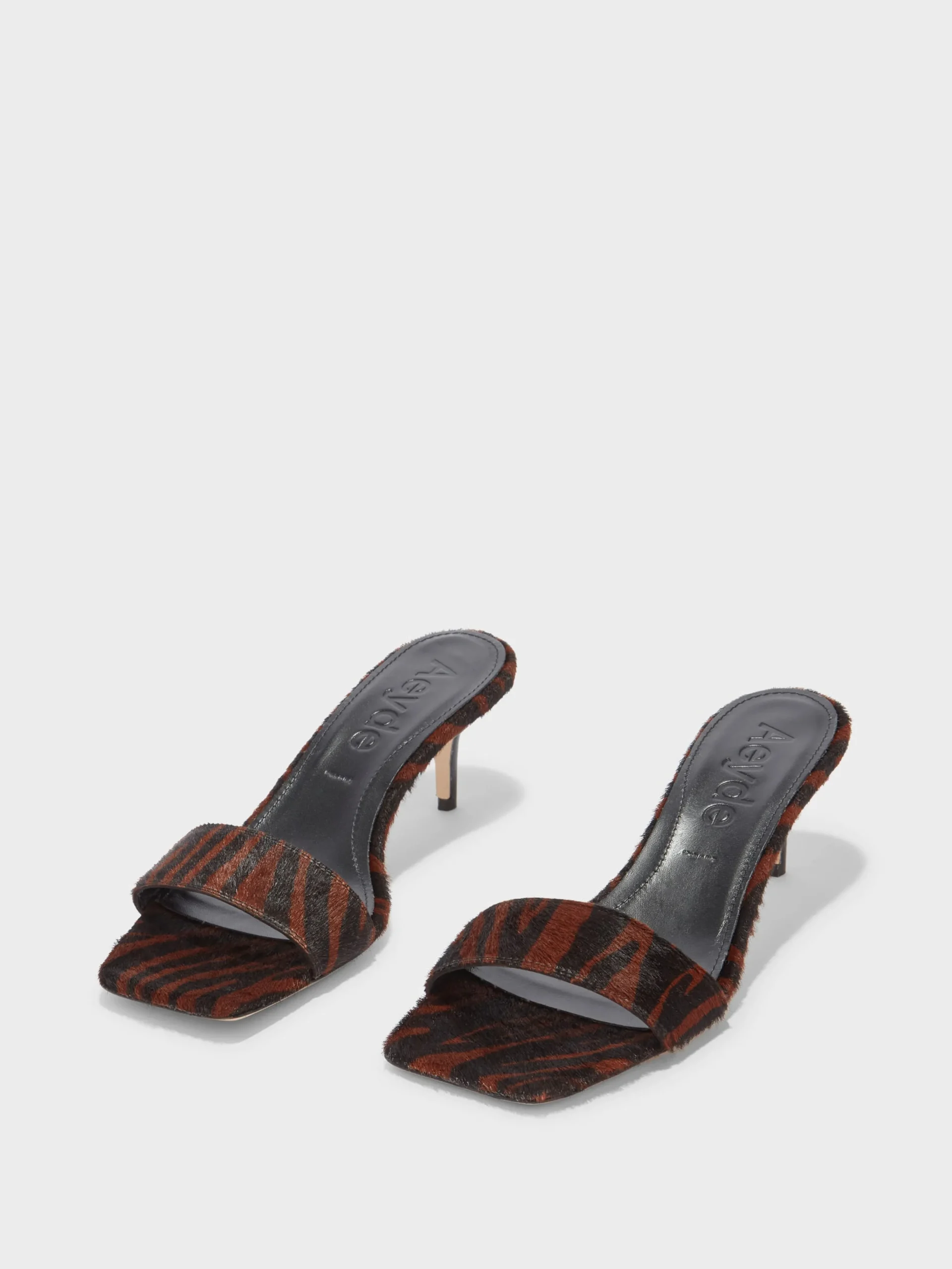 Best Aeyde Ilvy Ponyhair Mules Moka Ponyhair