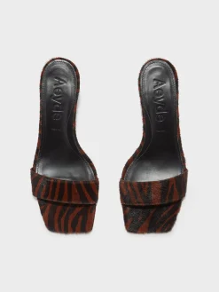 Best Aeyde Ilvy Ponyhair Mules Moka Ponyhair